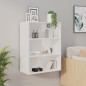 vidaXL Hängeschrank Hochglanz-Weiß 69,5x32,5x90 cm vidaXL Hängeschrank Hochglanz-Weiß 69,5x32,5x90 cm