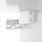 vidaXL Hängeschrank Hochglanz-Weiß 69,5x32,5x90 cm vidaXL Hängeschrank Hochglanz-Weiß 69,5x32,5x90 cm