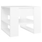 vidaXL Couchtisch Weiß 55,5x55x45 cm Holzwerkstoff vidaXL Couchtisch Weiß 55,5x55x45 cm Holzwerkstoff