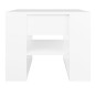 vidaXL Couchtisch Weiß 55,5x55x45 cm Holzwerkstoff vidaXL Couchtisch Weiß 55,5x55x45 cm Holzwerkstoff