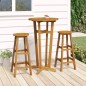 vidaXL 3-tlg. Bar-Set Massivholz Akazie vidaXL 3-tlg. Bar-Set Massivholz Akazie