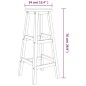 vidaXL 3-tlg. Bar-Set Massivholz Akazie vidaXL 3-tlg. Bar-Set Massivholz Akazie