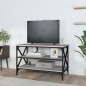 vidaXL TV-Schrank Grau Sonoma 80x40x50 cm Holzwerkstoff vidaXL TV-Schrank Grau Sonoma 80x40x50 cm Holzwerkstoff