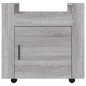 vidaXL Bürowagen Grau Sonoma 60x45x60 cm Holzwerkstoff vidaXL Bürowagen Grau Sonoma 60x45x60 cm Holzwerkstoff