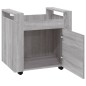 vidaXL Bürowagen Grau Sonoma 60x45x60 cm Holzwerkstoff vidaXL Bürowagen Grau Sonoma 60x45x60 cm Holzwerkstoff