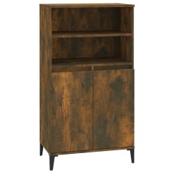 vidaXL Highboard Räuchereiche 60x36x110 cm Holzwerkstoff