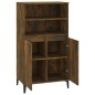 vidaXL Highboard Räuchereiche 60x36x110 cm Holzwerkstoff vidaXL Highboard Räuchereiche 60x36x110 cm Holzwerkstoff