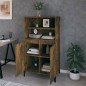 vidaXL Highboard Räuchereiche 60x36x110 cm Holzwerkstoff vidaXL Highboard Räuchereiche 60x36x110 cm Holzwerkstoff