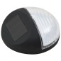 vidaXL Outdoor Solar-Wandleuchten LED 12 Stk. Rund Schwarz vidaXL Outdoor Solar-Wandleuchten LED 12 Stk. Rund Schwarz