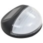 vidaXL Outdoor Solar-Wandleuchten LED 12 Stk. Rund Schwarz vidaXL Outdoor Solar-Wandleuchten LED 12 Stk. Rund Schwarz