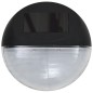 vidaXL Outdoor Solar-Wandleuchten LED 12 Stk. Rund Schwarz vidaXL Outdoor Solar-Wandleuchten LED 12 Stk. Rund Schwarz