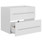 vidaXL Waschbeckenunterschrank Hochglanz-Weiß 60x38,5x48 cm vidaXL Waschbeckenunterschrank Hochglanz-Weiß 60x38,5x48 cm