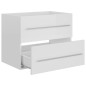 vidaXL Waschbeckenunterschrank Hochglanz-Weiß 60x38,5x48 cm vidaXL Waschbeckenunterschrank Hochglanz-Weiß 60x38,5x48 cm