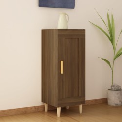 vidaXL Sideboard Braun Eichen-Optik 34,5x34x90 cm Holzwerkstoff