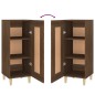vidaXL Sideboard Braun Eichen-Optik 34,5x34x90 cm Holzwerkstoff vidaXL Sideboard Braun Eichen-Optik 34,5x34x90 cm Holzwerkstoff