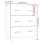 vidaXL Sideboard Braun Eichen-Optik 70x34x90 cm Holzwerkstoff vidaXL Sideboard Braun Eichen-Optik 70x34x90 cm Holzwerkstoff