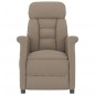 Massagesessel Taupe Wildleder-Optik Massagesessel Taupe Wildleder-Optik