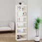 vidaXL Bücherregal/Raumteiler Weiß 60x30x199,5 cm Massivholz Kiefer vidaXL Bücherregal/Raumteiler Weiß 60x30x199,5 cm Massivholz Kiefer