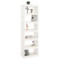 vidaXL Bücherregal/Raumteiler Weiß 60x30x199,5 cm Massivholz Kiefer vidaXL Bücherregal/Raumteiler Weiß 60x30x199,5 cm Massivholz Kiefer