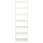 vidaXL Bücherregal/Raumteiler Weiß 60x30x199,5 cm Massivholz Kiefer vidaXL Bücherregal/Raumteiler Weiß 60x30x199,5 cm Massivholz Kiefer