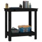 vidaXL Werkbank Schwarz 80x50x80 cm Massivholz Kiefer vidaXL Werkbank Schwarz 80x50x80 cm Massivholz Kiefer