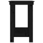 vidaXL Werkbank Schwarz 80x50x80 cm Massivholz Kiefer vidaXL Werkbank Schwarz 80x50x80 cm Massivholz Kiefer