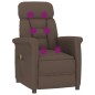Massagesessel Taupe Wildleder-Optik Massagesessel Taupe Wildleder-Optik