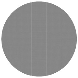 vidaXL Pool-Bodentuch Hellgrau Ø550 cm Polyester Geotextil