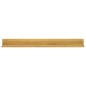 vidaXL Wandregale 2 Stk. 110x10x10 cm Massivholz Teak
