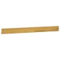 vidaXL Wandregale 2 Stk. 110x10x10 cm Massivholz Teak