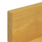 vidaXL Wandregale 2 Stk. 110x10x10 cm Massivholz Teak