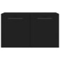 vidaXL Wandschrank Schwarz 60x36,5x35 cm Holzwerkstoff vidaXL Wandschrank Schwarz 60x36,5x35 cm Holzwerkstoff