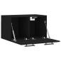 vidaXL Wandschrank Schwarz 60x36,5x35 cm Holzwerkstoff vidaXL Wandschrank Schwarz 60x36,5x35 cm Holzwerkstoff