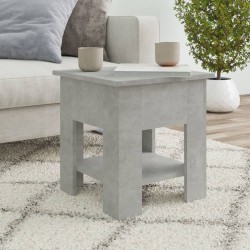 vidaXL Couchtisch Betongrau 40x40x42 cm Holzwerkstoff