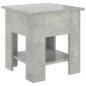 vidaXL Couchtisch Betongrau 40x40x42 cm Holzwerkstoff vidaXL Couchtisch Betongrau 40x40x42 cm Holzwerkstoff