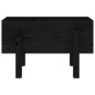 vidaXL Pflanzkübel Schwarz 62x30x38 cm Massivholz Kiefer vidaXL Pflanzkübel Schwarz 62x30x38 cm Massivholz Kiefer