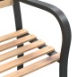 vidaXL Doppel-Gartenbank 238 cm Massivholz Spießtanne vidaXL Doppel-Gartenbank 238 cm Massivholz Spießtanne