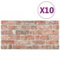 vidaXL 3D-Wandpaneele 10 Stk. Rot Backstein-Optik EPS vidaXL 3D-Wandpaneele 10 Stk. Rot Backstein-Optik EPS