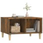 vidaXL Couchtisch Räuchereiche 60x50x36,5 cm Holzwerkstoff vidaXL Couchtisch Räuchereiche 60x50x36,5 cm Holzwerkstoff