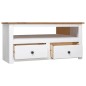 vidaXL TV-Eckschrank Weiß 93 x 49 x 49 cm Massivholz Panama-Kiefer vidaXL TV-Eckschrank Weiß 93 x 49 x 49 cm Massivholz Panama-Kiefer