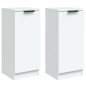 vidaXL Sideboards 2 Stk. Weiß 30x30x70 cm Holzwerkstoff vidaXL Sideboards 2 Stk. Weiß 30x30x70 cm Holzwerkstoff