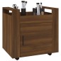 vidaXL Bürowagen Braun Eichen-Optik 60x45x60 cm Holzwerkstoff vidaXL Bürowagen Braun Eichen-Optik 60x45x60 cm Holzwerkstoff