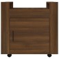 vidaXL Bürowagen Braun Eichen-Optik 60x45x60 cm Holzwerkstoff vidaXL Bürowagen Braun Eichen-Optik 60x45x60 cm Holzwerkstoff