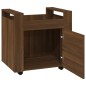 vidaXL Bürowagen Braun Eichen-Optik 60x45x60 cm Holzwerkstoff vidaXL Bürowagen Braun Eichen-Optik 60x45x60 cm Holzwerkstoff