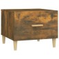 vidaXL Couchtische 2 Stk. Räuchereiche 50x50x40 cm Holzwerkstoff vidaXL Couchtische 2 Stk. Räuchereiche 50x50x40 cm Holzwerkstoff