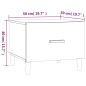 vidaXL Couchtische 2 Stk. Räuchereiche 50x50x40 cm Holzwerkstoff vidaXL Couchtische 2 Stk. Räuchereiche 50x50x40 cm Holzwerkstoff