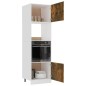 vidaXL Mikrowellenumbauschrank Räuchereiche 60x57x207 cm Holzwerkstoff vidaXL Mikrowellenumbauschrank Räuchereiche 60x57x207 cm Holzwerkstoff