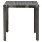 Sonnenliegen mit Tisch Poly Rattan Anthrazit Sonnenliegen mit Tisch Poly Rattan Anthrazit