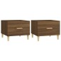 vidaXL Couchtische 2 Stk. Braun Eichen-Optik 50x50x40 cm Holzwerkstoff vidaXL Couchtische 2 Stk. Braun Eichen-Optik 50x50x40 cm Holzwerkstoff