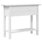 vidaXL Konsolentisch BODO Weiß 91x35x74 cm Massivholz Kiefer vidaXL Konsolentisch BODO Weiß 91x35x74 cm Massivholz Kiefer
